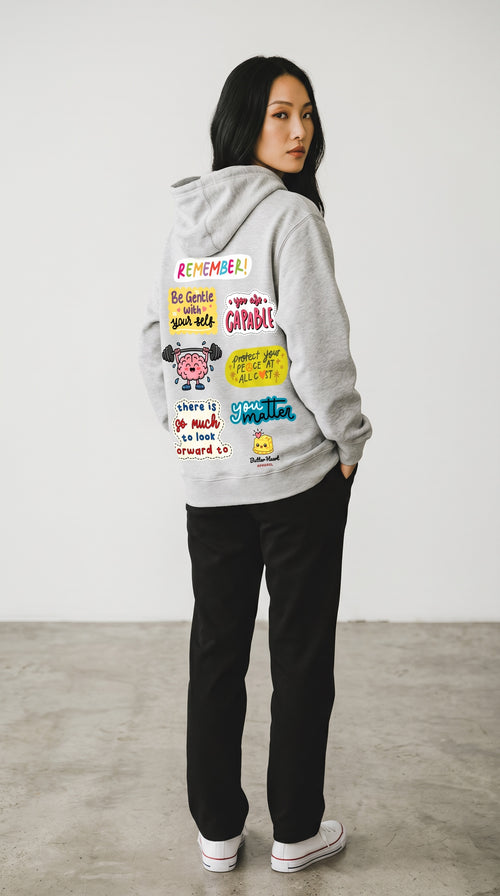 ANXIOUS GRAY HOODIE